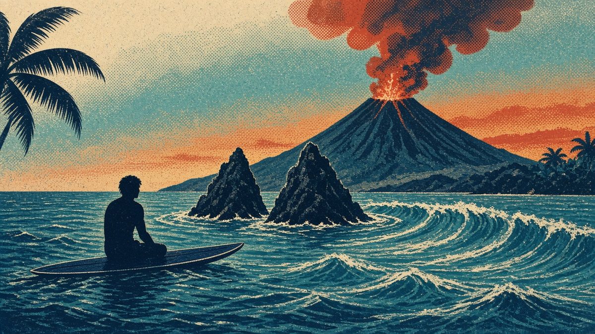 Indonesia Volcano Creates Two New Islands. But Are There Waves?