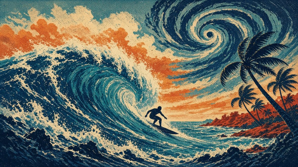 SURFING HURRICANE NOLO | OAHU, HAWAII